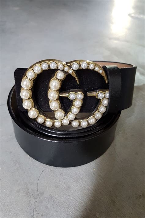 gucci pearl belt 4cm|Gucci pearl belt sale.